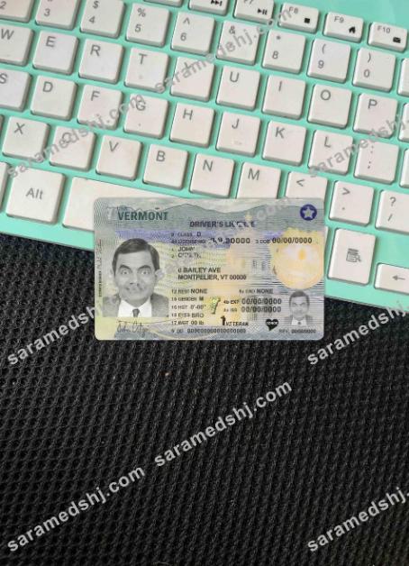 USA Vermont driving license template in PSD format (2019 – present) photolook FRONT